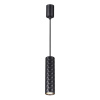 Подвесной св-к IP20 LED GU10 max 10W AD ASTRUM черный ODEON LIGHT