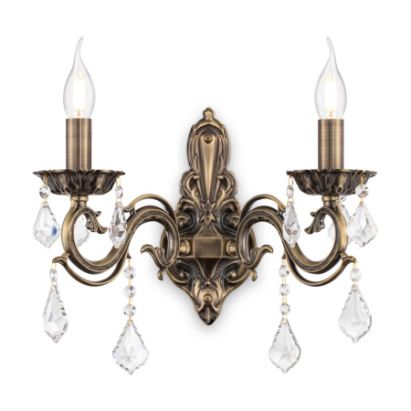 Бра 2*E14 60Вт Бронза Антик IP20 Bronze RC245-WL-02-R Maytoni