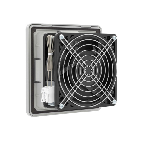 Вентилятор с фильтром RV 50 м3/ч, 24 В DC, 150x150 мм, IP54 DKC