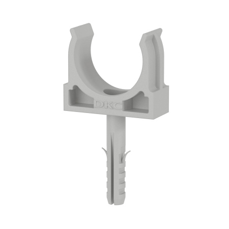 Держатель с защёлкой и дюбелем, д.25мм R DKC