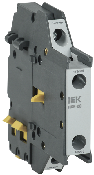 Контакт боковой дополнительный ПКБ-20 2з IEK