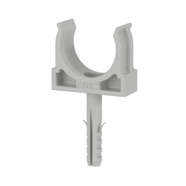 Держатель с защёлкой и дюбелем, д.25мм R DKC