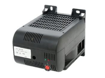 Обогреватель в пластиковом кожухе с вентилятором 1200 Вт, встроенный термостат, 230 В DKC