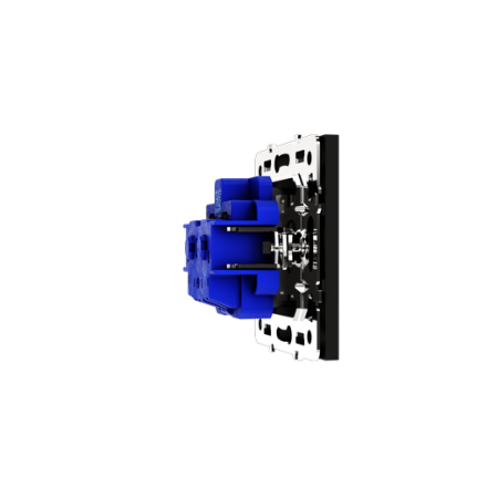 Розетка встраиваемая Voltum S70 с заземлением и защитными шторками, 16А, (черный матовый) Розетка встраиваемая Voltum S70 с заземлением и защитными шторками, 16А, (черный матовый)