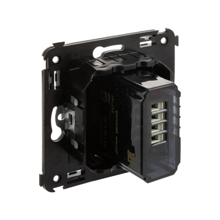 Датчик движения в стену, "Avanti", "Черный матовый" DKC