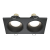 Встраиваемый светильник 2*GU10 50Вт Черный IP65 Downlight DL033-2-02B Technical Maytoni