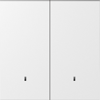 Donel S08 матовый белый клавиша 2-я с подсветкой, серия DB