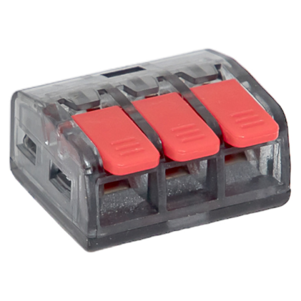 Клемма СМК 221-413 с рычагом 3 отверстия 0,2-4,0 мм2 блистер PROxima EKF