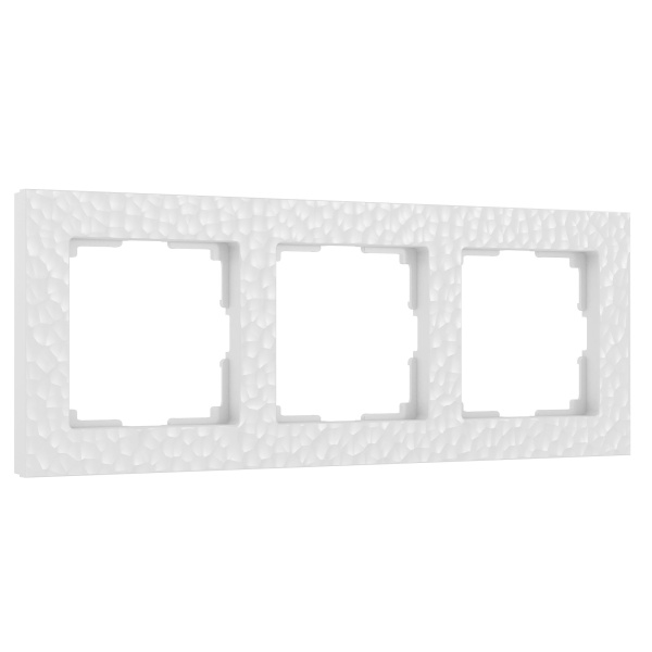 Hammer Рамка на 3 поста (белый) Werkel