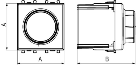 Механизм управления вентиляторами модульный, "Avanti", "Ванильная дымка", 2 модуля DKC