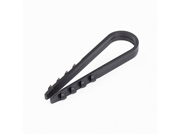 Дюбель-хомут(нейлон) ДХ 5-10 (ч) (100шт.) (Fortisflex)