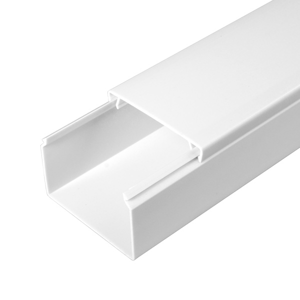 Кабель-канал белый 2-й замок в г/к 60х40 мм (40м/уп) Промрукав Кабель-канал белый 2-й замок в г/к 60х40 мм (40м/уп) Промрукав
