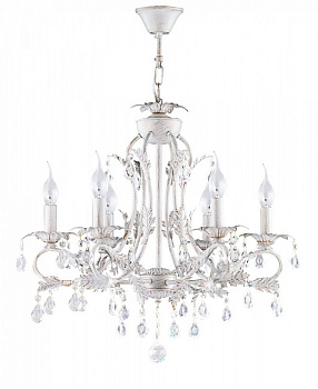 Люстра 6*E14 60Вт Белый с Золотом IP20 Dezi FR3040-PL-06-WG Freya