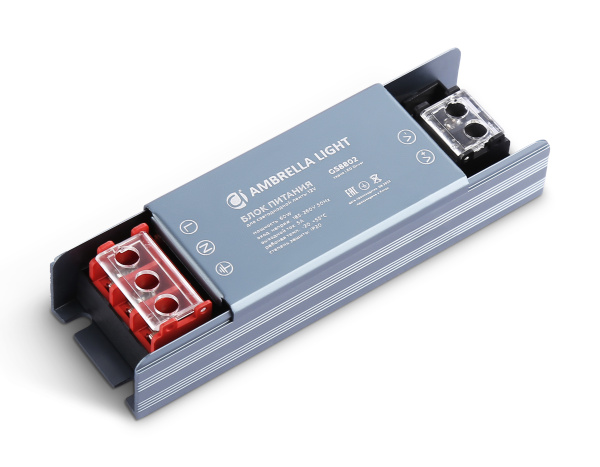 Блок питания для светодиодной ленты 12V 60W 5A IP20 185-260V 115*35*22 GS8802 Ambrella Light