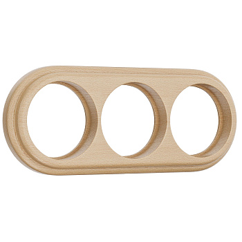 Legend Рамка на 3 поста (светлый бук) Werkel