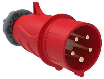 Вилка переносная ССИ-015 16А-6ч/200/346-240/415В 3Р+РЕ+N IP44 MAGNUM IEK