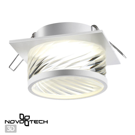 Св-к встр.IP20 GU10 9W 220V GEM белый D NOVOTECH
