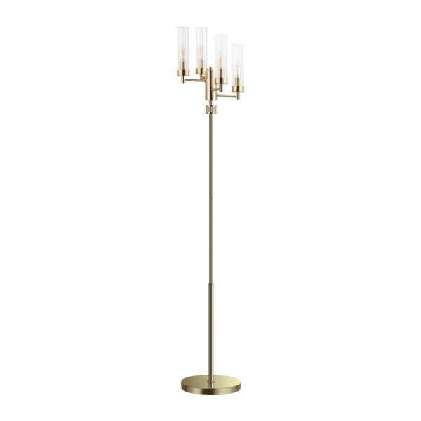 Торшер E14 4*40W 220V KAMILLA золотой LUMION