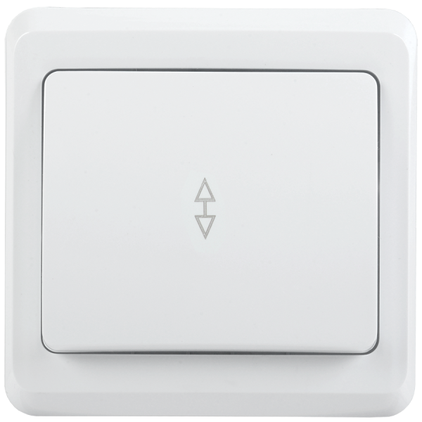 Выключатель 1-клавишный проходной ВСп10-1-0-ВБ 10А ВЕГА белый IEK