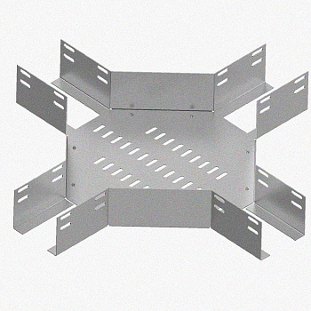 Лоток крестообразный перфорированный КМ 250х50 У3, окрашенный, S1,5