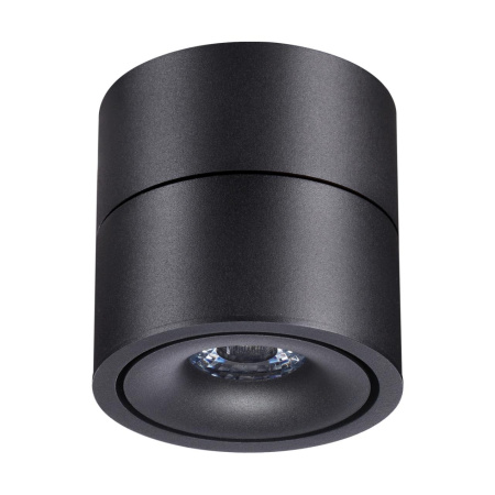 Св-к накл.св/д IP20 LED 15W 4000K 1300Лм 100-265V GRODA черный NOVOTECH