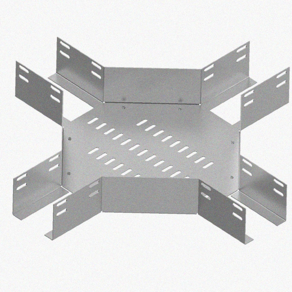 Лоток крестообразный перфорированный КМ 250х50 У3, окрашенный, S1,5