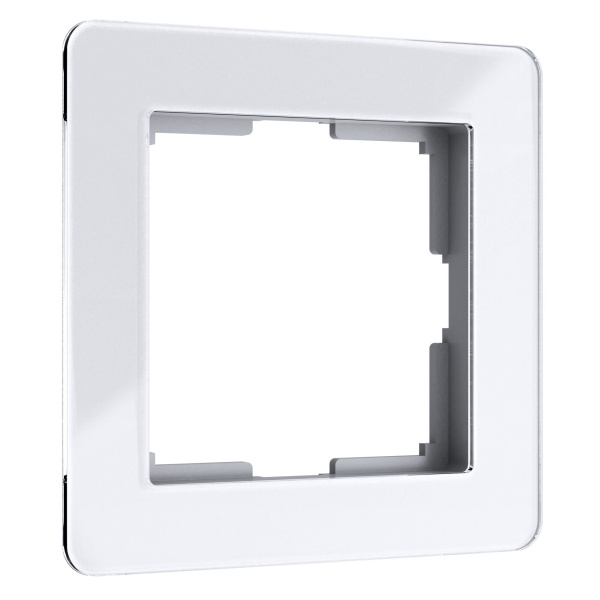 Acrylic Рамка на 1 пост белый Werkel