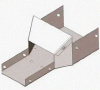 Лоток переходной замковый ЛПЗ 100х110-10х60 УХЛ1 горячее цинкование, S1,5