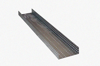 Лоток перфорированный ЛМ 400х80х2000 УХЛ1, горячее цинкование S1,5