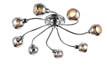 Потолочный светильник 8*E14 40Вт Хром IP20 Cosmo FR5102-CL-08-CH Freya