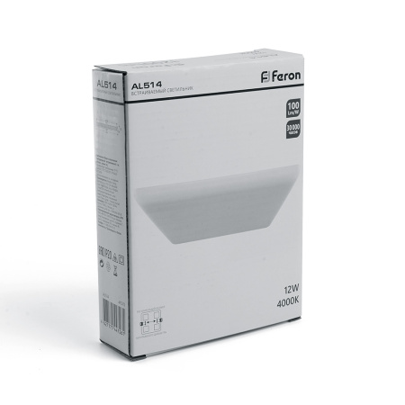 Св/д св-к Feron AL514 встр.с регулир.монтажным диаметром (до 155мм) 18W 4000K белый