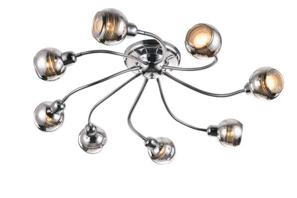 Потолочный светильник 8*E14 40Вт Хром IP20 Cosmo FR5102-CL-08-CH Freya