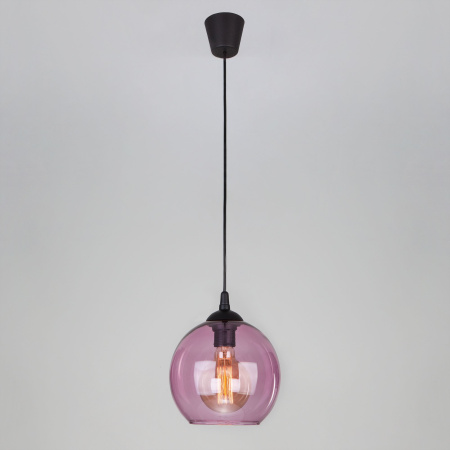 Подвесной светильник с плафоном 1*E27 60Вт черный IP20 Cubus (4443 Cubus) TK Lighting