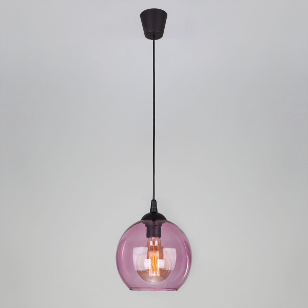 Подвесной светильник с плафоном 1*E27 60Вт черный IP20 Cubus (4443 Cubus) TK Lighting