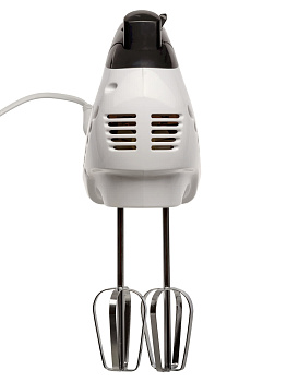 Миксер ручной «Зевс 1», 200 Вт, 5 скоростей, режим «Турбо», 2 комплекта насадок, белый, TDM