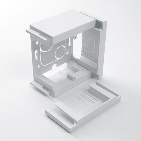 EBX20-04-1 Коробка монтажная для открытой установки 88*88*42,5мм, белый (К-440) STEKKER