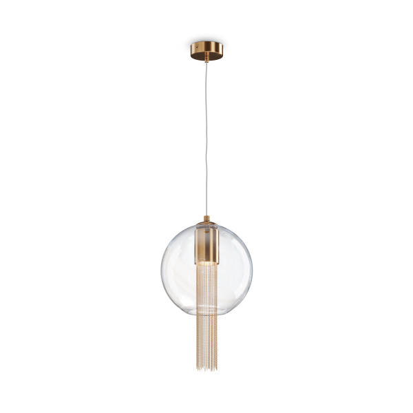 Подвесной светильник 1*GU10 12Вт Бронза IP20 Flusso P095PL-01BZ1 Maytoni