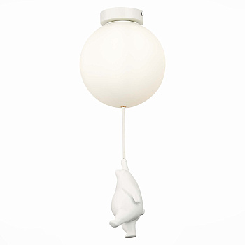 Светильник потолочный Белый/Белый E27 1*60Вт SLE115422-01 EVOLUCE