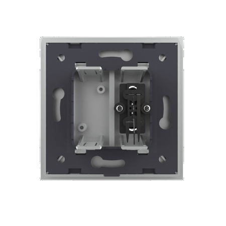 Розетка аудио RCA "2-ой тюльпан" Серая Livolo