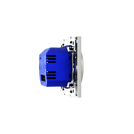 Терморегулятор электронный Voltum S70 с индикацией и датчиком, для теплого пола, (сталь)