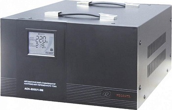 Стабилизатор напряжения  переносной АСН-8000/1-ЭМ, электромеханический РЕСАНТА