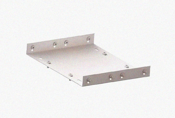 Соединитель лотковый замковый СЛЗ-500х50х1,5 УТ1,5, оцинкованный лист, S1,5