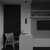 Подвесной светильник LED 12Вт Черный IP20 Pendant P085PL-12W4K-B Technical Maytoni