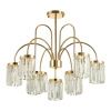 Люстра потолочная E14 9*40W VASSA золотой/хрусталь ODEON LIGHT