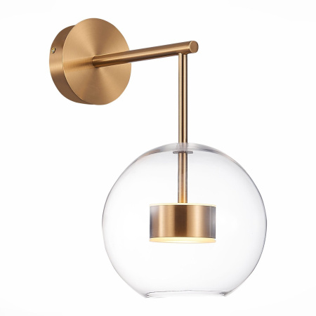 Бра Латунь/Прозрачный LED 1*14Вт 3000К SL1133.201.01 ST LUCE
