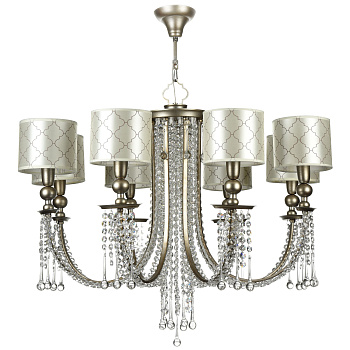 Люстра 8*E14 40Вт Серебро Антик IP20 Bience H018-PL-08-NG Maytoni