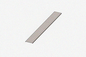 Крышка несущего лотка КНЛ30-П1,87 УТ1,5, оцинкованный лист S1,0