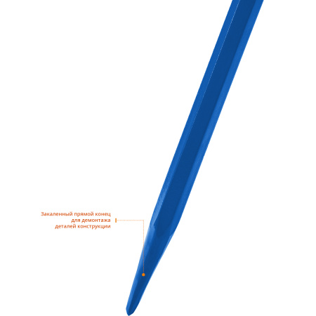 Монтировка-лом "ТИТАН", 600 мм, шестигранная, ЗУБР