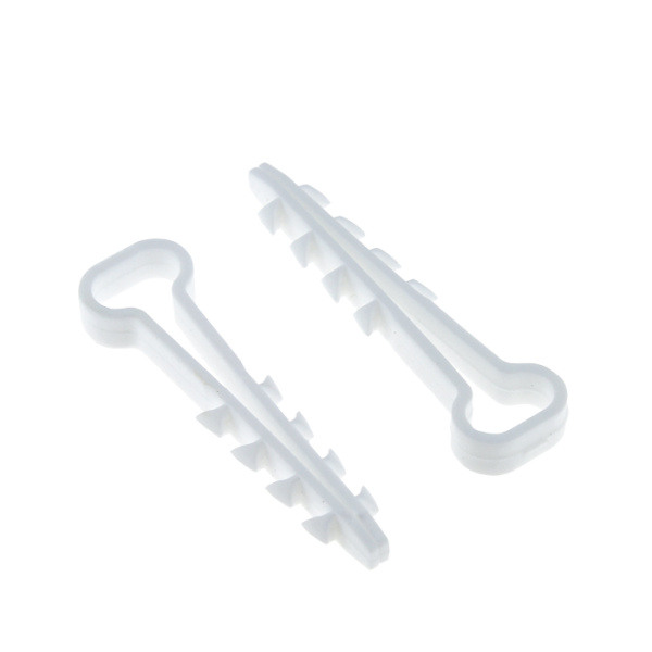 Дюбель-хомут (6х14 мм) для плоского кабеля белый (50 шт) PROxima EKF