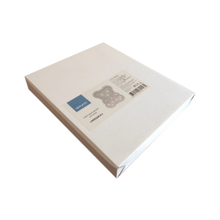 12-176 Светодиодный ночник "Мишка", теплый белый, 2хААА, МДФ, 240х33х298мм APEYRON